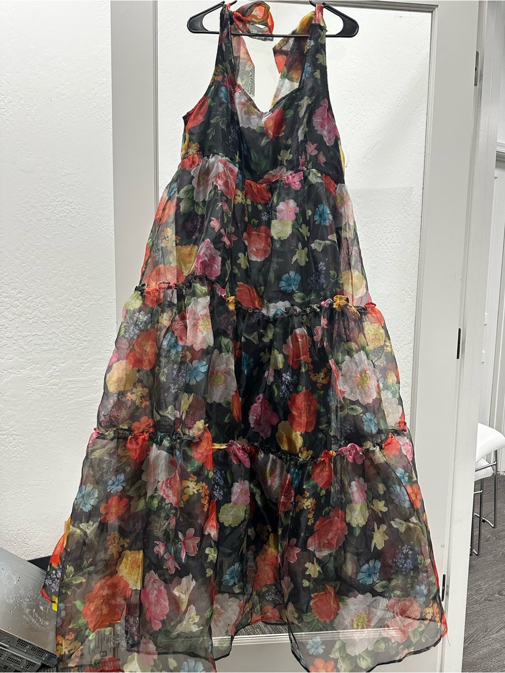 Chelsea 28 Floral Bow Maxi Dress - Picture 2 of 9